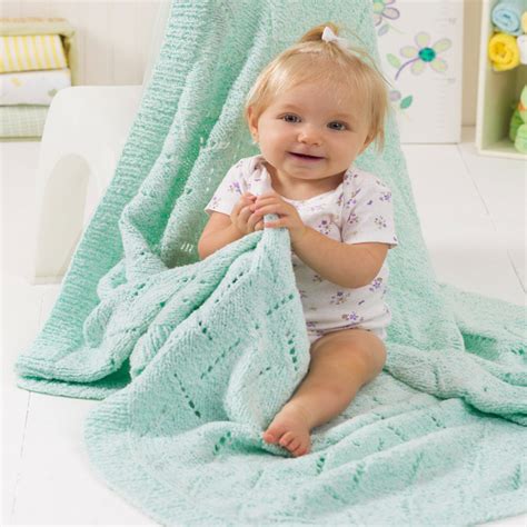 Soft And Snuggly Baby Blanket Free Knitting Pattern