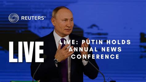 Live Putin Holds Annual News Conference Youtube