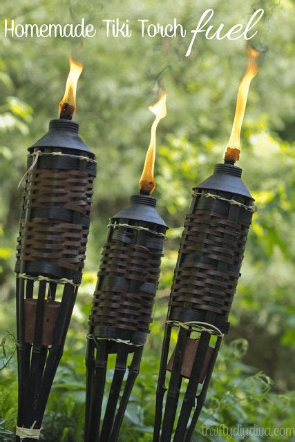 How To Make Homemade Tiki Torch Fuel In 2021 Tiki Torches Yard