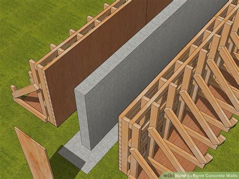 How To Form Concrete Walls With Pictures Wikihow