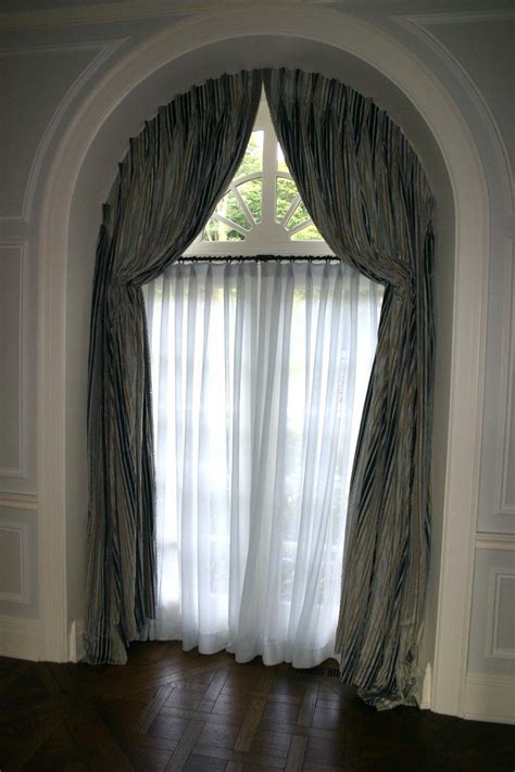 And, since they are the focal point in any room, you of course want the perfect window coverings! Glamorous Curtains For High Arched Windows | Curtains for ...