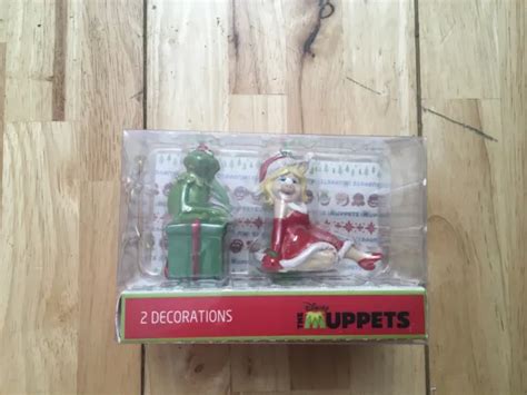 Disney The Muppets Kermit The Frog Miss Piggy Christmas Decoration