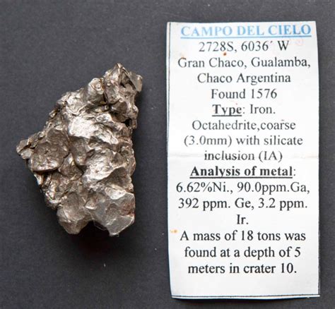 Campo Del Cielo Iron Meteorite Fragment 60g 43×29×20 Mm Catawiki