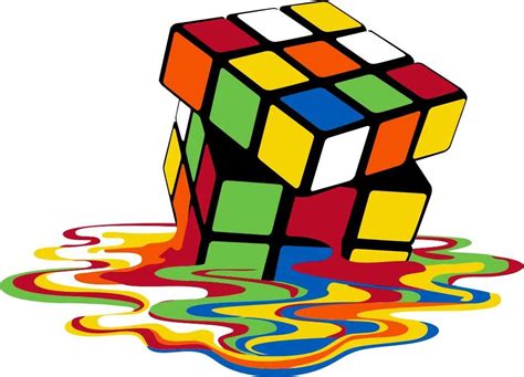 Melting Rubiks Cube Rubiks Cube Rubix Cube Cube