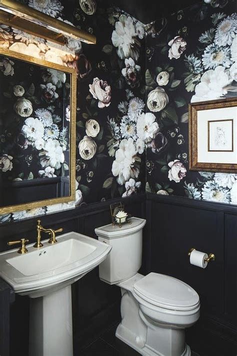 31 Inspiring Black Powder Room Design Ideas With Modern Style Magzhouse