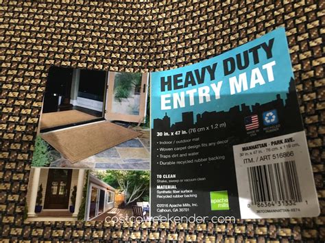 Find here door mats, doormat manufacturers, suppliers & exporters in india. Costco Door Mats & Apache Mills All Seasons Outdoor Entry ...