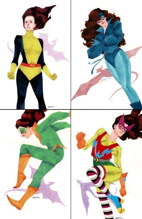 The Many Costumes Of Kitty Pryde Kitty Pryde Female Comic Characters