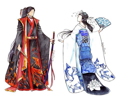 Fan Art Of Kimonos For Fans Of Zutara Of Fire And Water Not Zutara