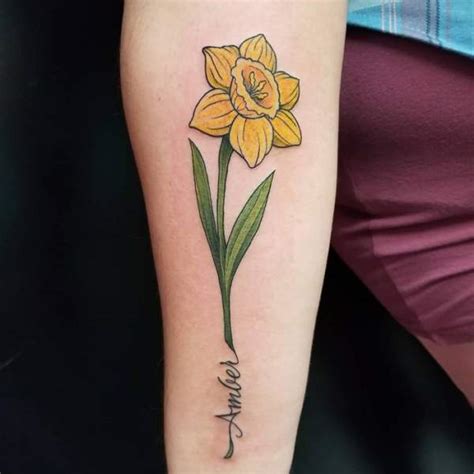 10 Beautiful Daffodil Tattoo Designs In 2023 Styles At Life