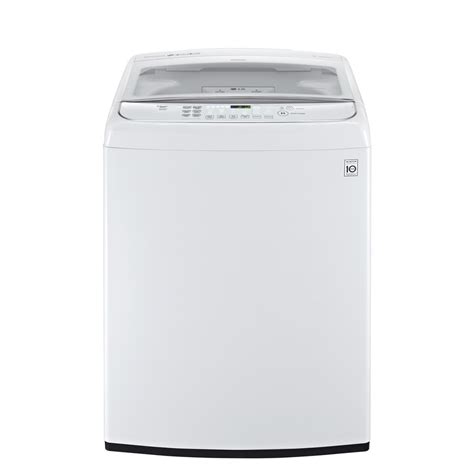 Lg 49 Cu Ft High Efficiency Top Load Washer White Energy Star At