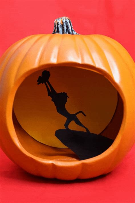 The Lion King Pumpkin Diorama As The Bunny Hops