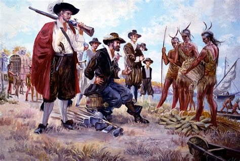 How The Native Americans Greeted The English In April May 1607