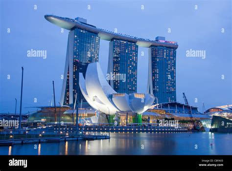 Singapur Asia Marina Bay Sands El Hotel Marina Bay Arquitectura