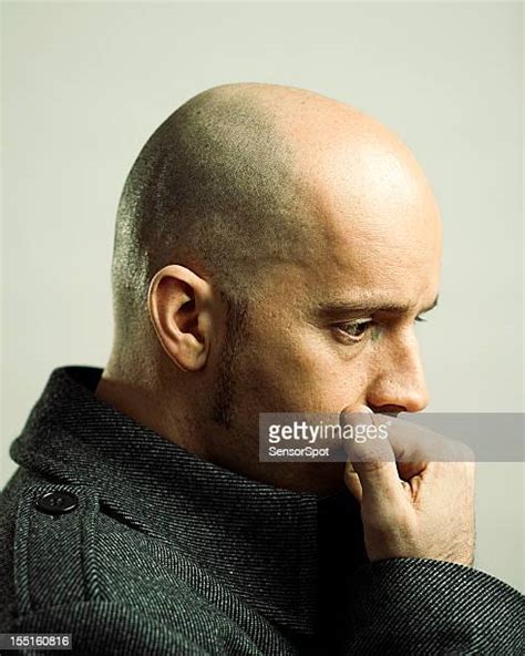Worlds Best Side Profile Bald Head Stock Pictures Photos And Images
