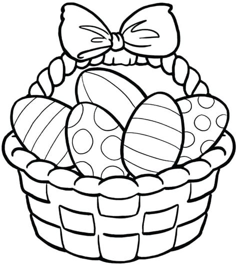 To print the coloring page: Easy Easter Bunny Coloring Pages at GetDrawings | Free ...