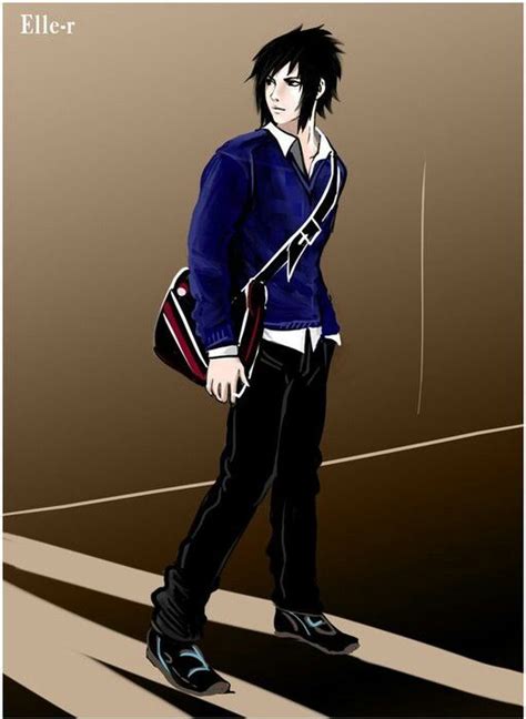 Modern Sasuke Art By Elle R Sasuke Uchiha Sss Joker Anime