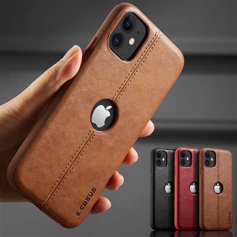 Hizada 2020 New Slim Luxury Leather Back Case For Iphone 11promax X