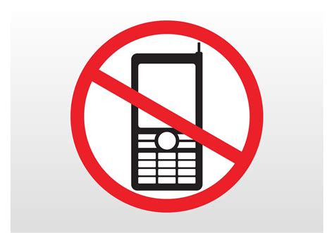 No Phones Sign Download Free Vector Art Stock Graphics And Images