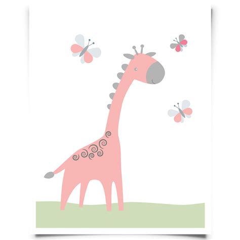 The free planner printables can work with any size planner. Giraffe Free Printable - Pink | Giraffe, Pink giraffe ...