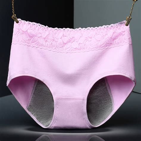 Maynos Menstrual Period Underwear Women Cozy Lace Panties Ladies