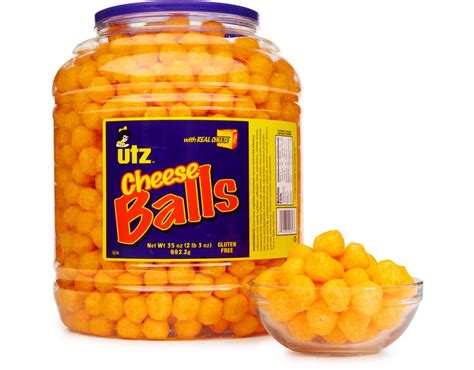 Utz Cheese Balls 35 Oz Boxed