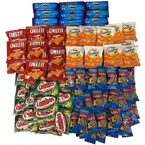 Office Snacks Care Package Bundle Assortment Bulk Sampler Variety Pack Of 198 Crackers