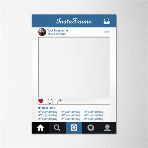 Personalised Instagram Selfie Frame Personalized Printz