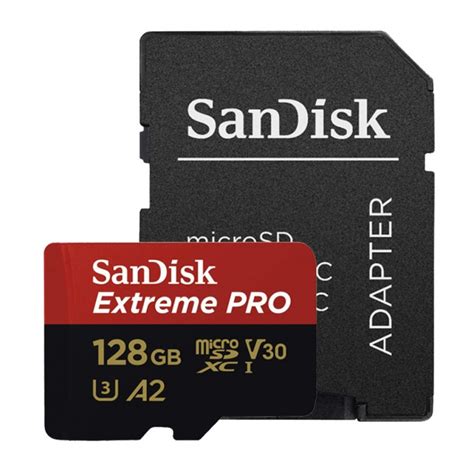 Thẻ Nhớ Micro Sdxc Sandisk Extreme Pro V30 A2 170mbs 128gb
