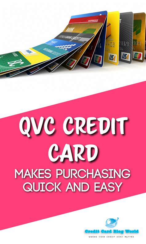 Shop online at the official qvc website. QVC Credit Card Makes Purchasing Quick And Easy | Credit card machine, Credit card tracker ...