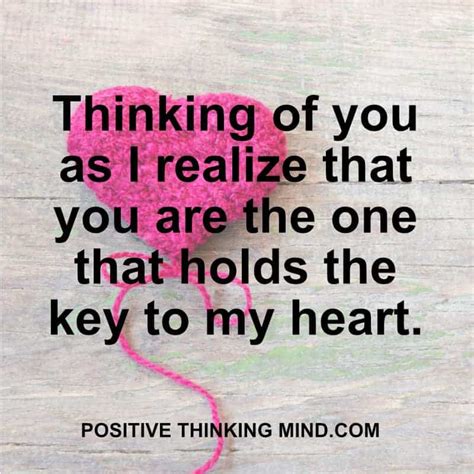 71 Best Thinking Of You Quotes Positive Thinking Mind