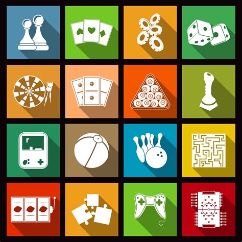 Game Icons Set 454480 Vector Art At Vecteezy