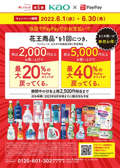 第5弾「花王商品の購入で最大40％戻ってくる」キャンペーン Yahooズバトク