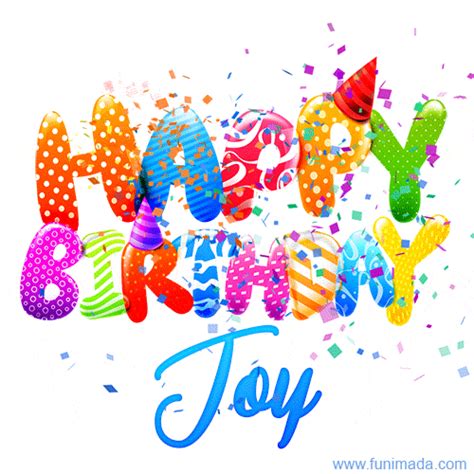 Happy Birthday Joy Creative Personalized  With Name