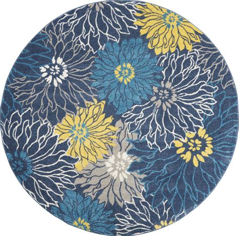 Passion Psn17 Blue Area Rug By Nourison Incredible Rugs And Decor