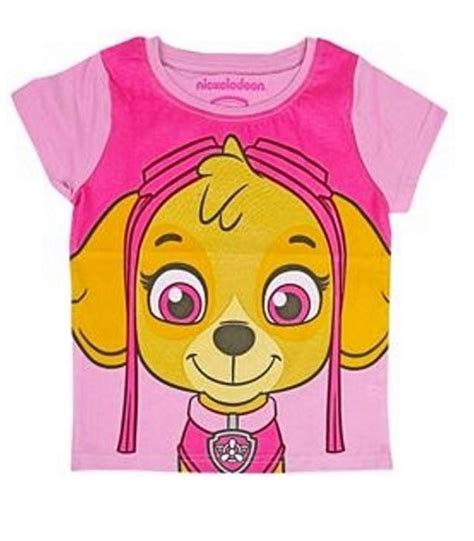 Kids Official Paw Patrol Tshirt With Mask Craft Dress Up Top Shirt Ebay