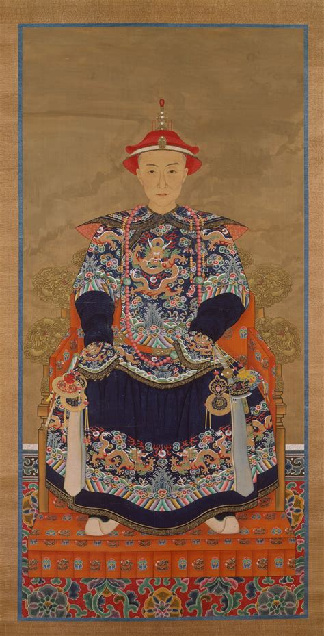 Unidentified Artist Portrait Of Qianlong Emperor As A Young Man