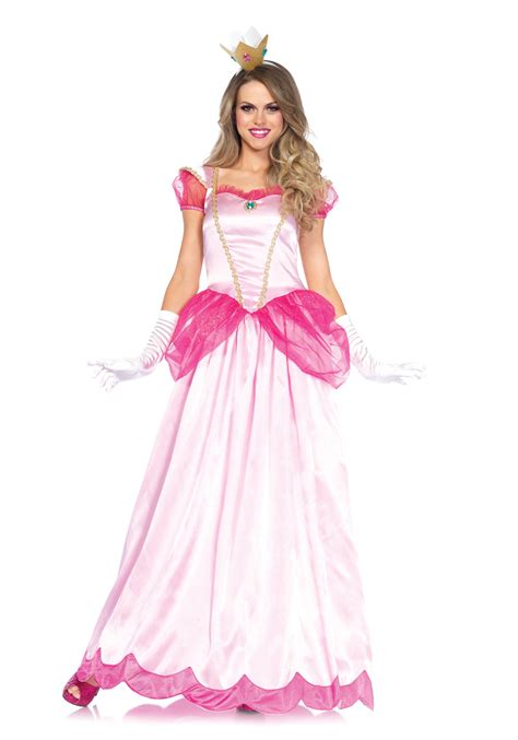 Classic Pink Princess Womens Costume Video Game Costumes