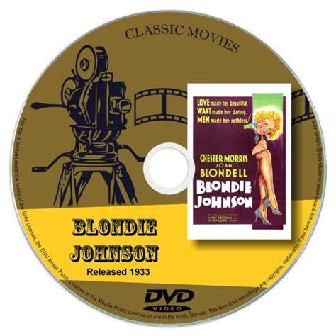 Blondie Johnson 1933 Dvd Film Joan Blondell Chester Morris Crime
