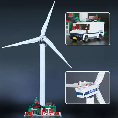 37001 Creative Toys Compatible With Legoing 4999 Vestas Windmill