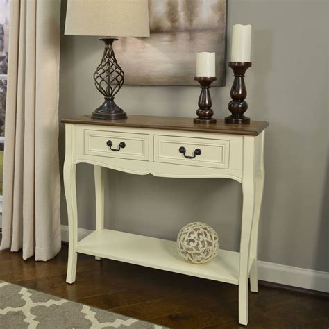 Better Homes And Gardens Two Tone 2 Drawer Console Table Multiple