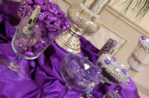 Purple Candy Bar Wedding Ideas Pinterest