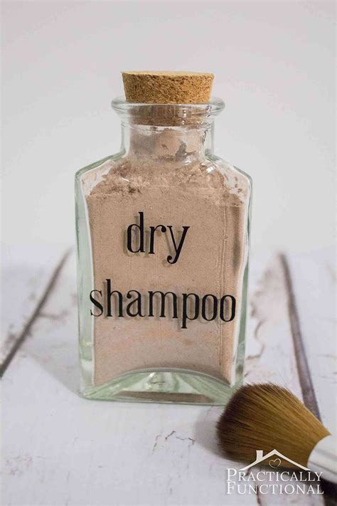 If you have dark hair and are experiencing if you are still experiencing the appearance of powder or if you accidentally applied too much dry shampoo to one area, use a blow dryer with light. DIY Dry Shampoo For Dark Hair