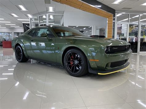 2022 Dodge Challenger Rt Scat Pack Widebody 10 Miles F8 Green 2d Coupe