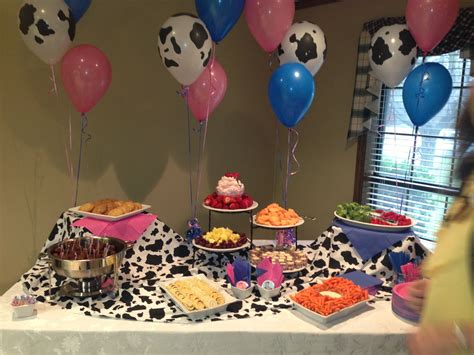 Searching for the absolute most exciting choices in the web? Gender Reveal Cowboy Cowgirl Party | Gender reveal food, Baby gender reveal party, Girl gender ...