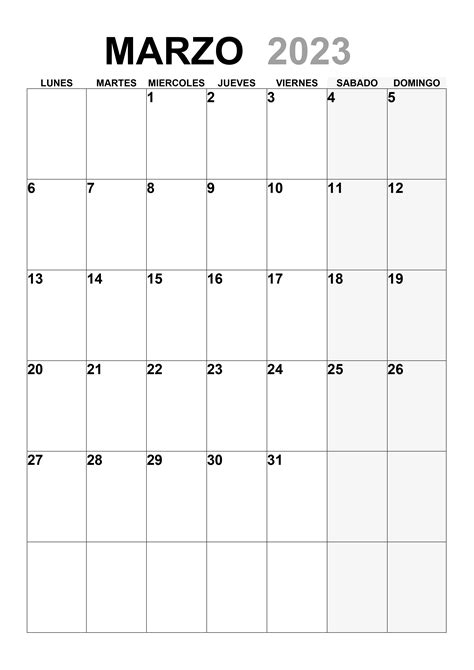 Calendario Marzo 2023 Calendarios Su Riset