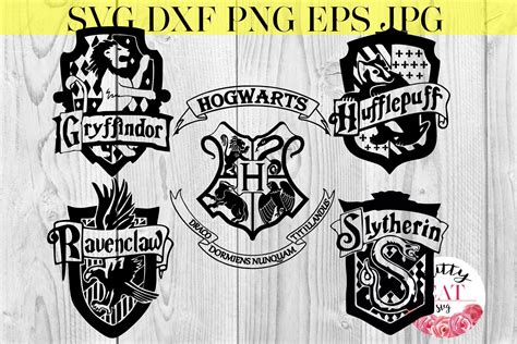 Harry Potter House Crests Simple