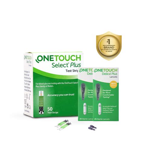 Buy ONETOUCH SELECT PLUS GLUCOMETER TEST STRIPS 100S PACK 4 25S