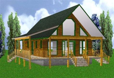 Cabin plans with a loft. 24x40 Country Classic 3 Bedroom 2 Bath Plans Package ...