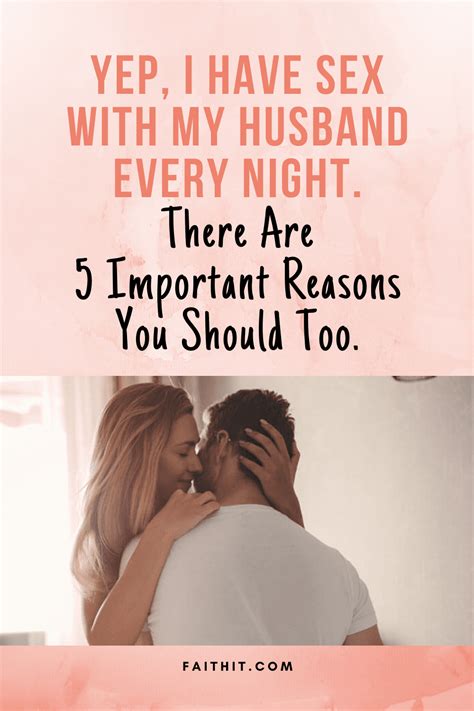 Yep I Have Sex With My Husband Every Night There Are Important