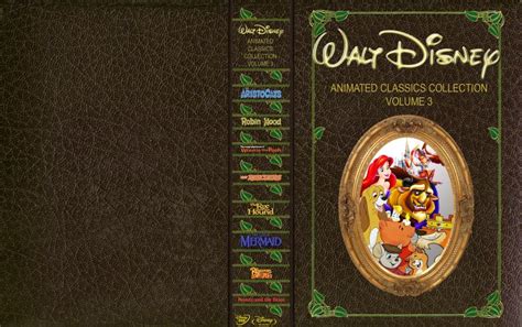 Disney Animated Classics Collection Volume 3 Movie Dvd Custom Covers Disneyclassicsvol3